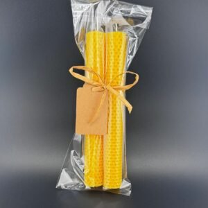 9'' X 1'' Rolled Beeswax Candle Stick ( 2 Pack )